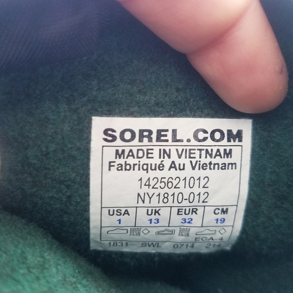 🌸 Sorel | Youth Winter Boots, size 1 - Picture 3 of 6